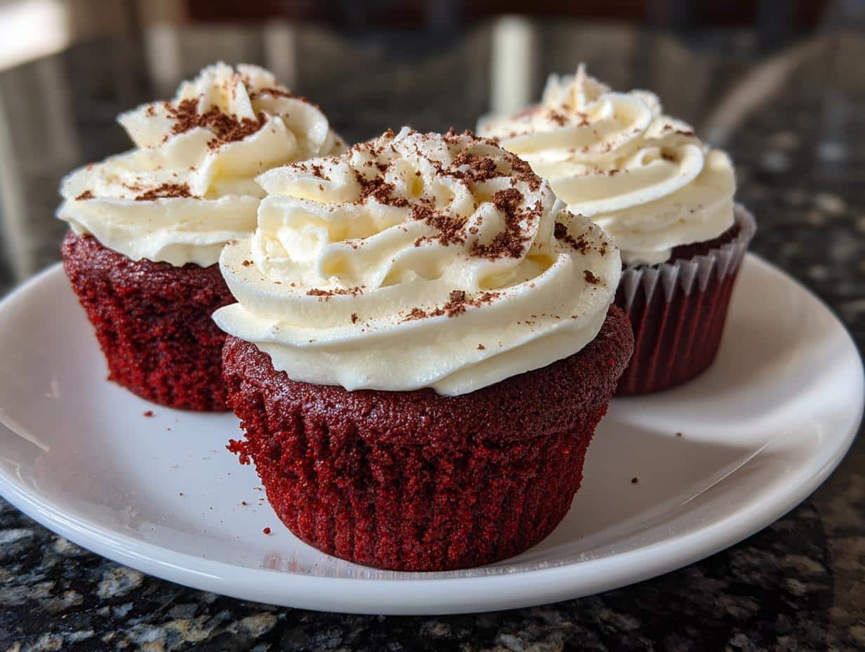 Red velvet cupcakes - detail 4
