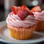 Strawberry cupcakes